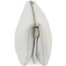 Біла жіноча сумка-клатч із натуральної шкіри італійського виробництва Grande Pelle (59099) - 5
